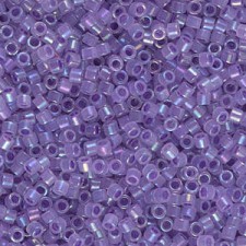 Miyuki delica Beads 11/0 - Sparkling purple lined opal ab DB-1753